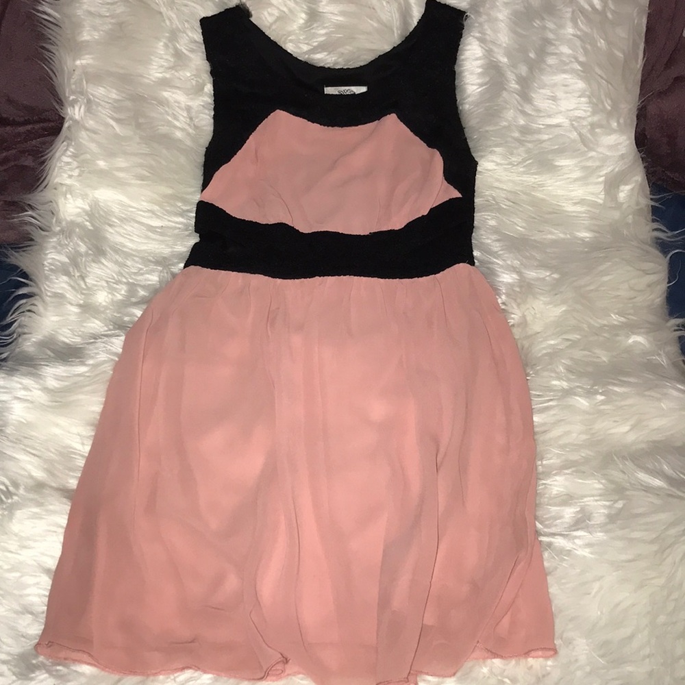 Pink party dress